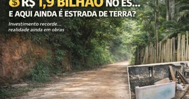 Estrada de terra nas montanhas capixabas simboliza a realidade da infraestrutura diante do investimento bilionário no Espírito Santo anunciado pelo BNDES