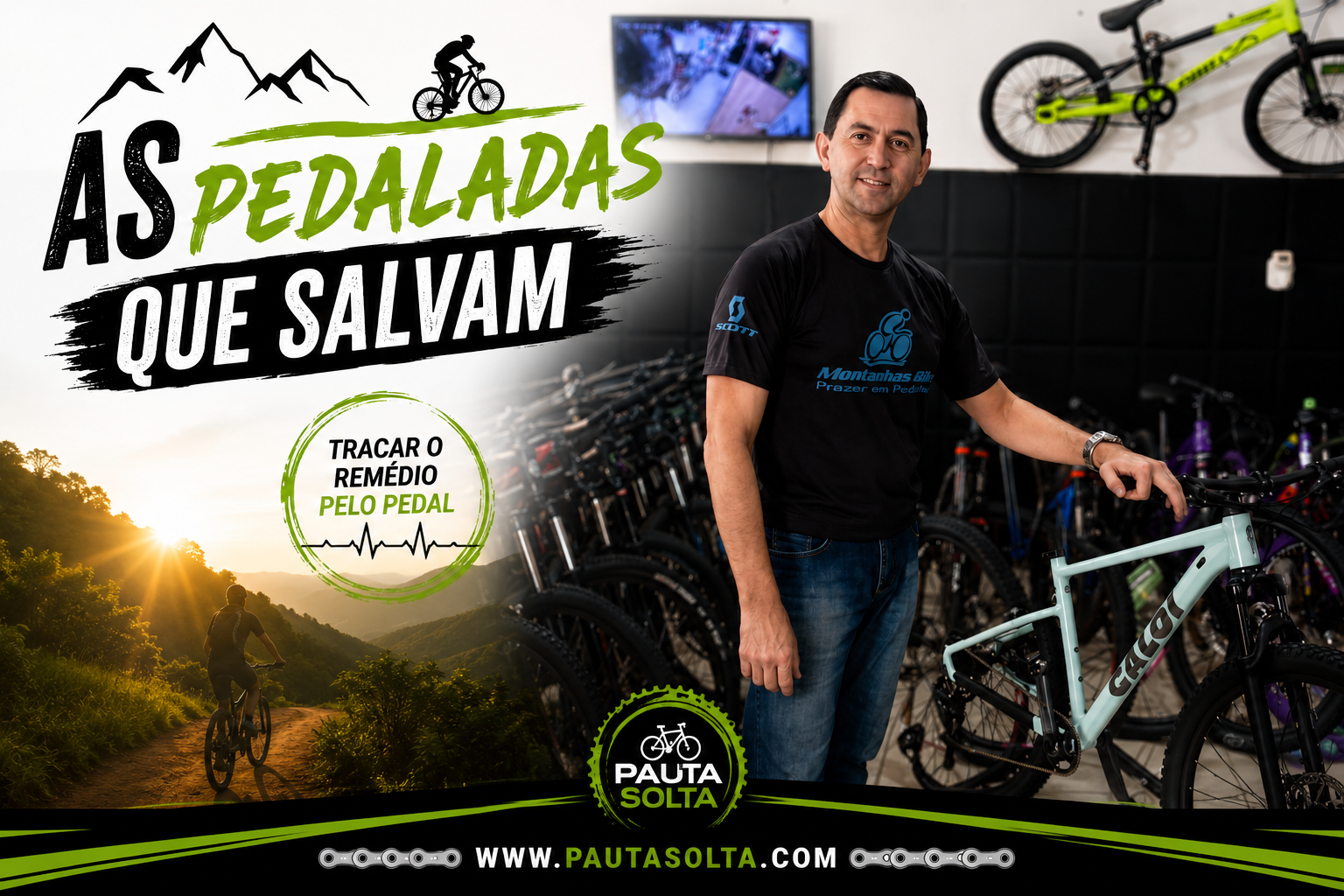 🚴‍♂️ As pedaladas que salvam: o farmacêutico que trocou remédio por bicicleta e resolveu receitar saúde pelas montanhas