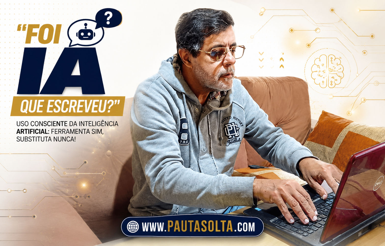 🤖☕ “Foi IA que escreveu?” — A nova caça às bruxas da internet