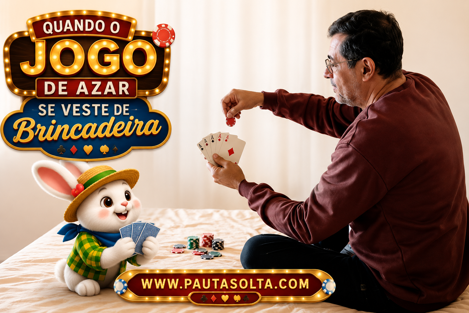 Quando o jogo de azar se veste de brincadeira
