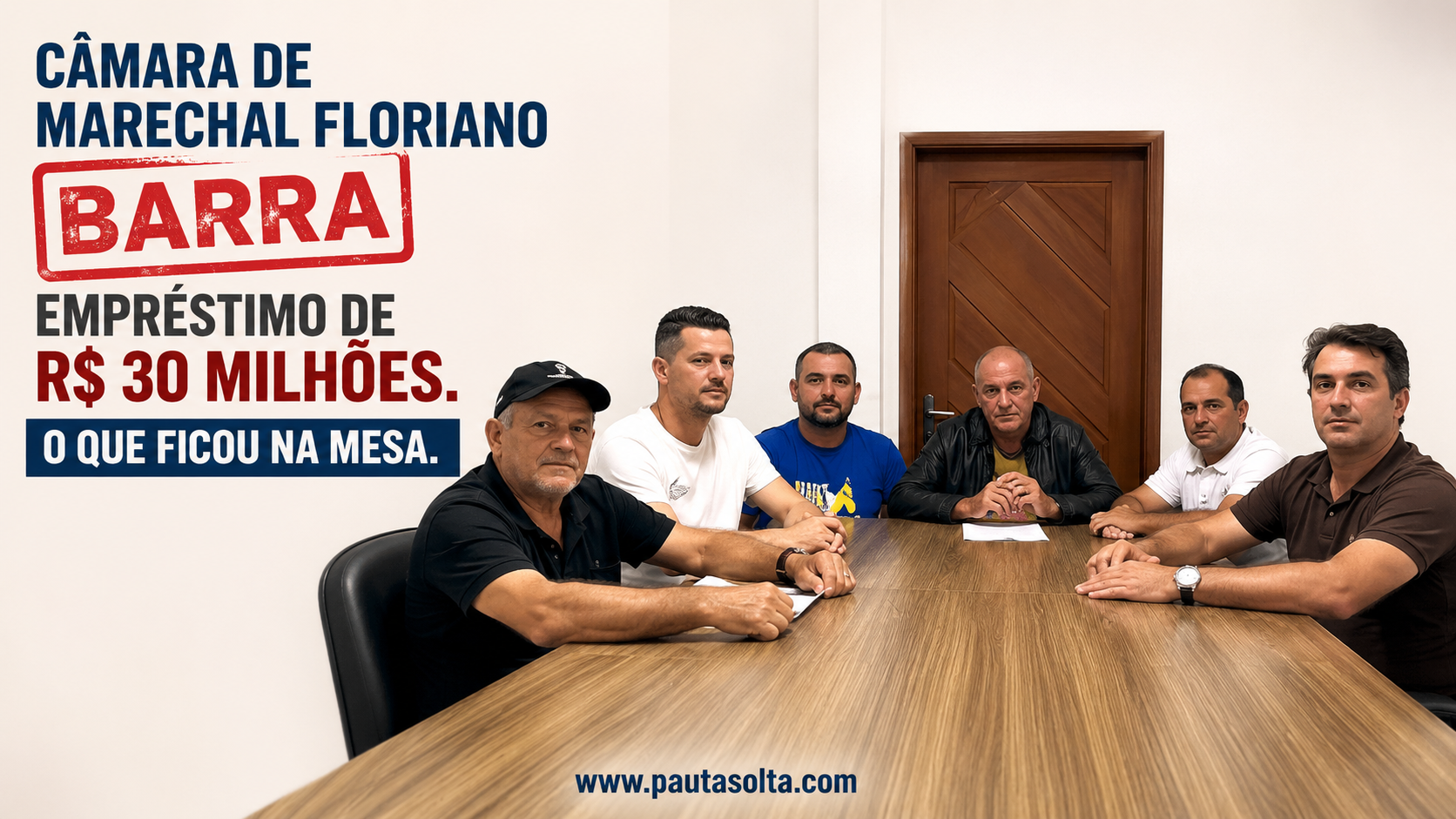 Câmara de Marechal Floriano barra empréstimo de R$ 30 milhões. O que ficou na mesa.