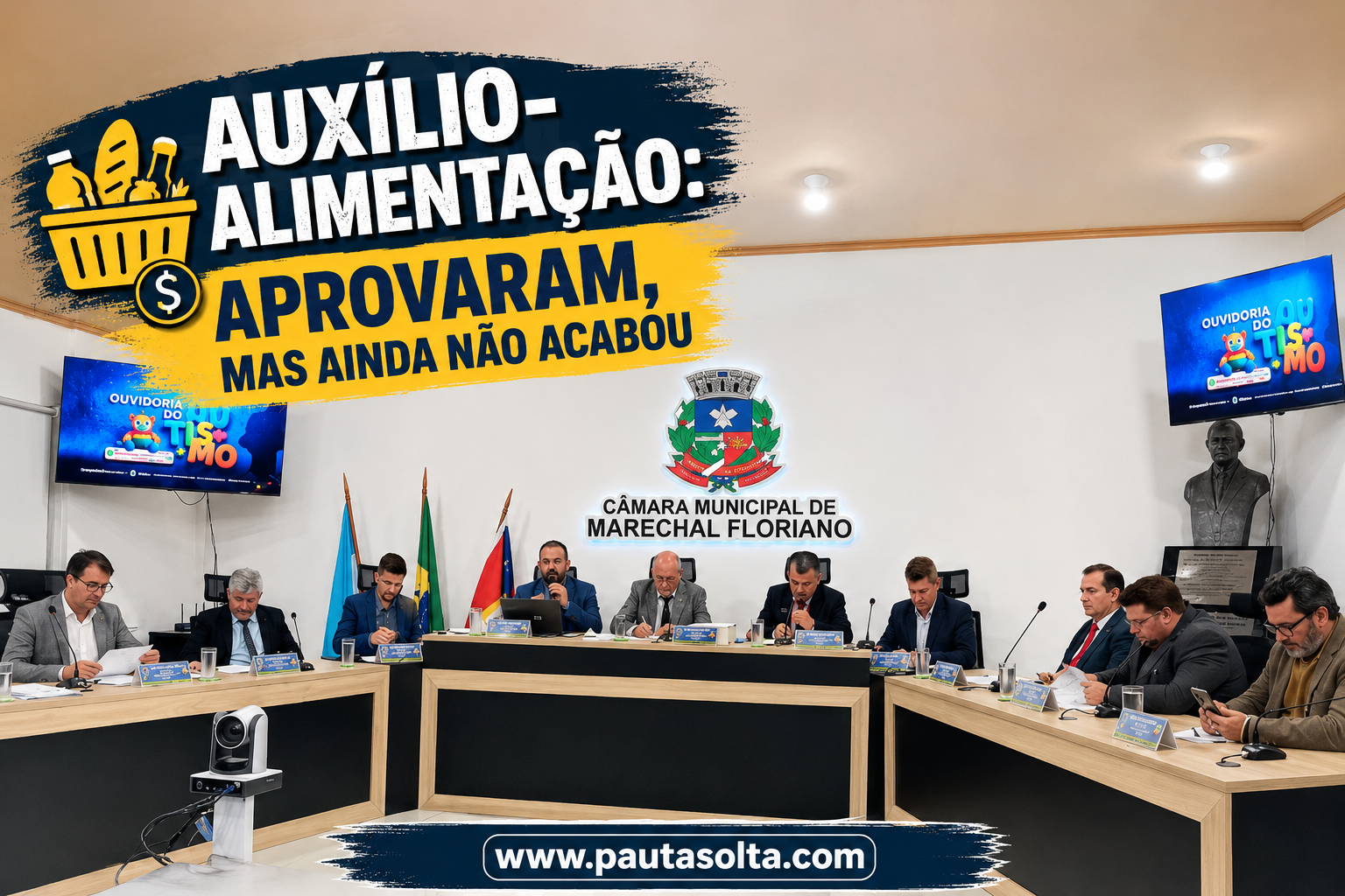 🍿 AUXÍLIO-ALIMENTAÇÃO: APROVARAM, MAS AINDA NÃO ACABOU
